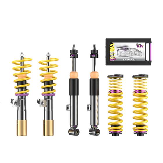 KW 352200EQ Coilover suspension V3 inox <br>(incl. deactivation for electronic dampers)