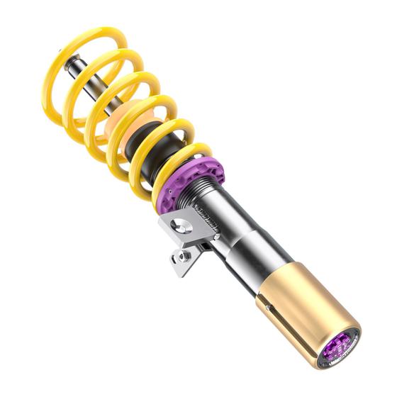 KW 352200EQ Coilover suspension V3 inox <br>(incl. deactivation for electronic dampers)