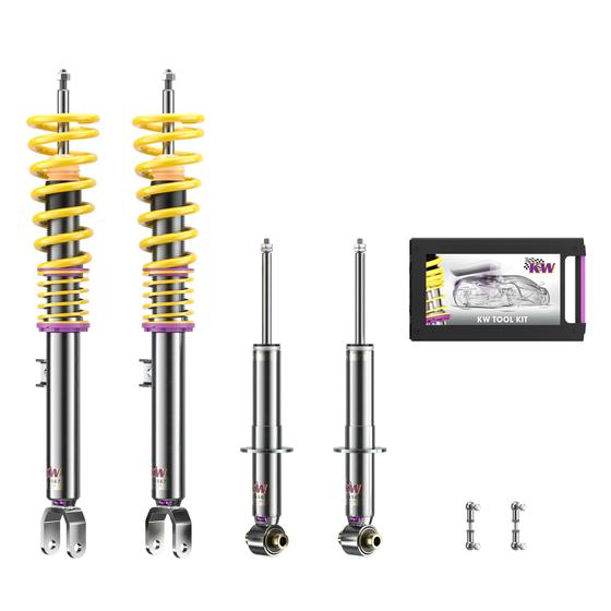 KW 352200FJ Coilover suspension V3 inox <br>(incl. deactivation for electronic dampers)