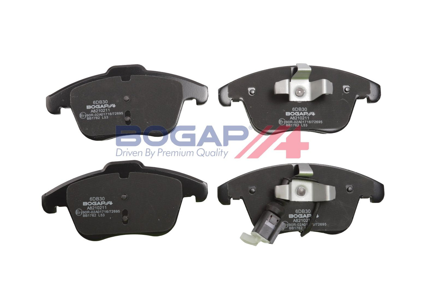 BOGAP A8210211 Brake Pad Set, Disc Brake