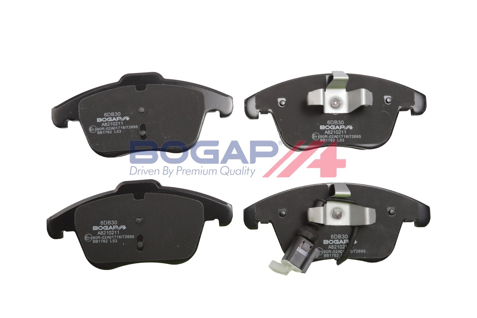BOGAP A8210211 Brake Pad Set, Disc Brake