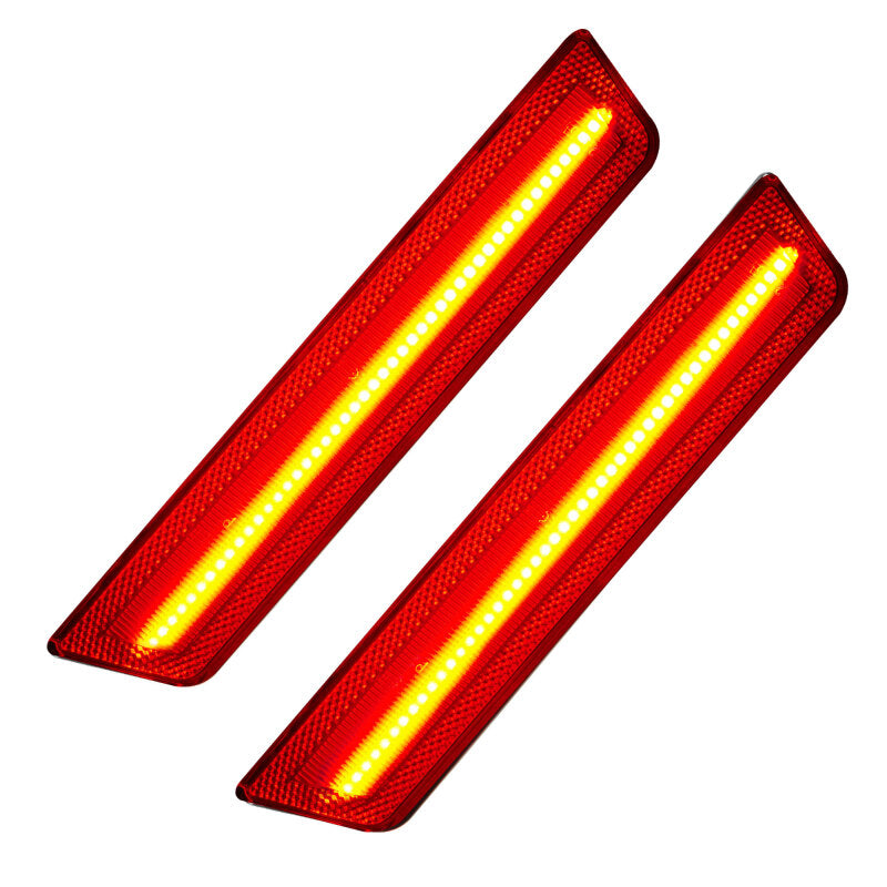 ORACLE Lighting Oracle 11-14 Dodge Charger Concept Sidemarker Set (Rear Only) - Clear - No Paint