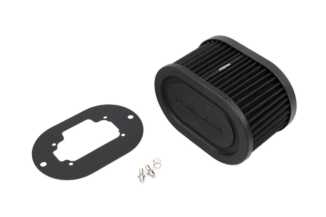 Ramair Pleated Carburettor Intake Air Filter Baseplate to fit Dellorto 40 DHLA - 100mm