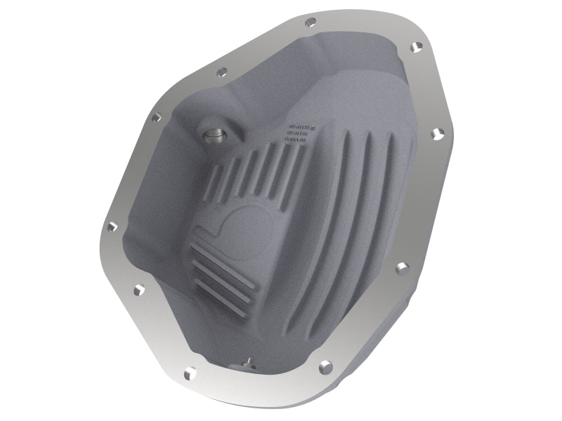 aFe Rear Differential Cover (Raw; Street Series); Dodge Diesel Trucks 94-02 L6-5.9L (td)