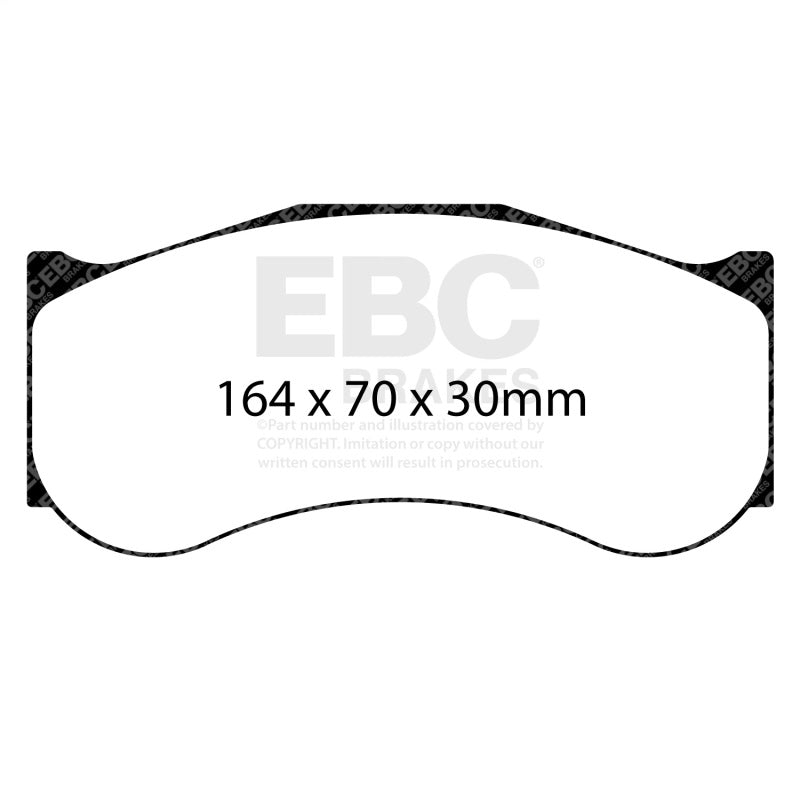 EBC Racing AP Racing CP6268 D62 SR-21 Sintered Race Front Brake Pads