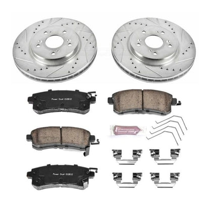 PowerStop Power Stop 12-15 Honda Crosstour Front Z23 Evolution Sport Brake Kit