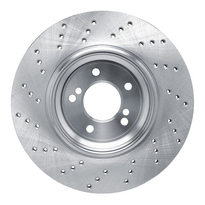 DFC 08-13 BMW M3 Right Rear Drilled Brake Rotor