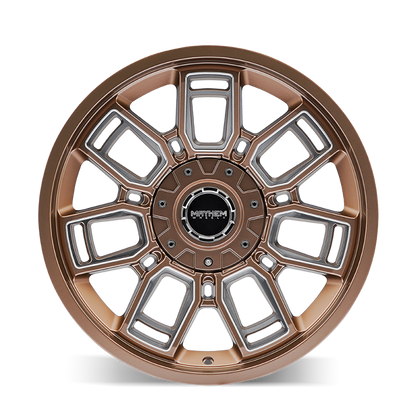 Mayhem 8118 Ordinance 20x9 / 5x127/139.7 BP / 87.1mm Hub Matte Bronze Wheel w/ Milled Spokes