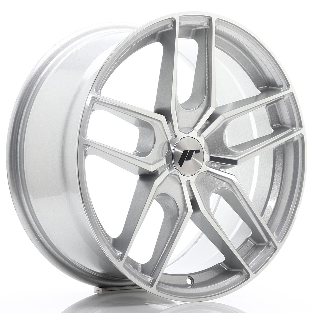 JR Wheels JR2518855X2074SM - JR25 18x8,5 ET20-40 5H BLANK Silver Machined Face