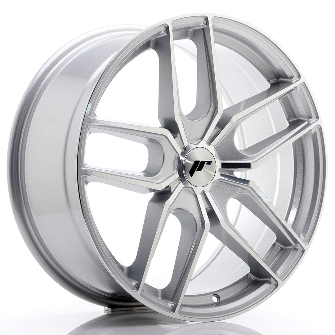 JR Wheels JR2519855X2074SM - JR25 19x8,5 ET20-40 5H BLANK Silver Machined Face