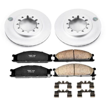PowerStop Power Stop 99-04 Nissan Frontier Front Z17 Evolution Geomet Coated Brake Kit