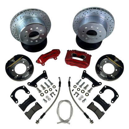 Baer Brakes Rear Ends w/ Ford 9in Torino Bearing Housing Ends 11in SS4 Rear SDZ Brake Kit - HO