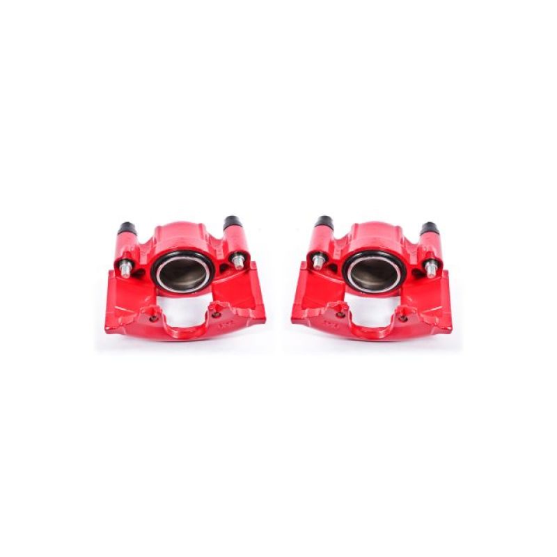 PowerStop Power Stop 90-93 Cadillac Commercial Chassis Front Red Calipers w/o Brackets - Pair