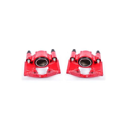 PowerStop Power Stop 90-93 Cadillac Commercial Chassis Front Red Calipers w/o Brackets - Pair