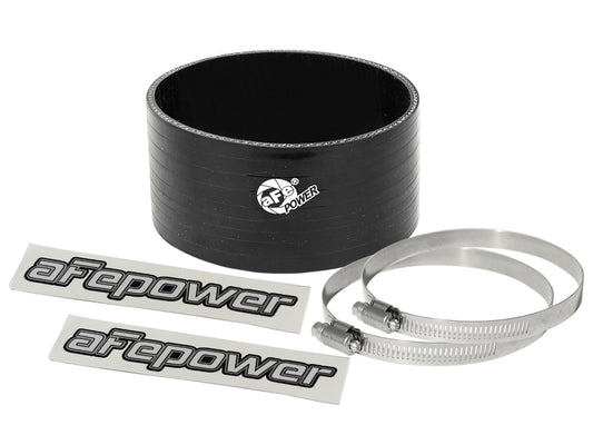 aFe Magnum FORCE Intake Coupling Kit (4 IN ID x 2 IN L) Straight Coupler - Black