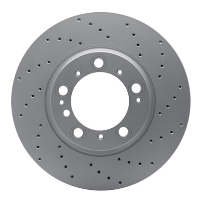 DFC 99-23 Porsche 911 Left Rear Drilled GeoSPEC Coated Rotor