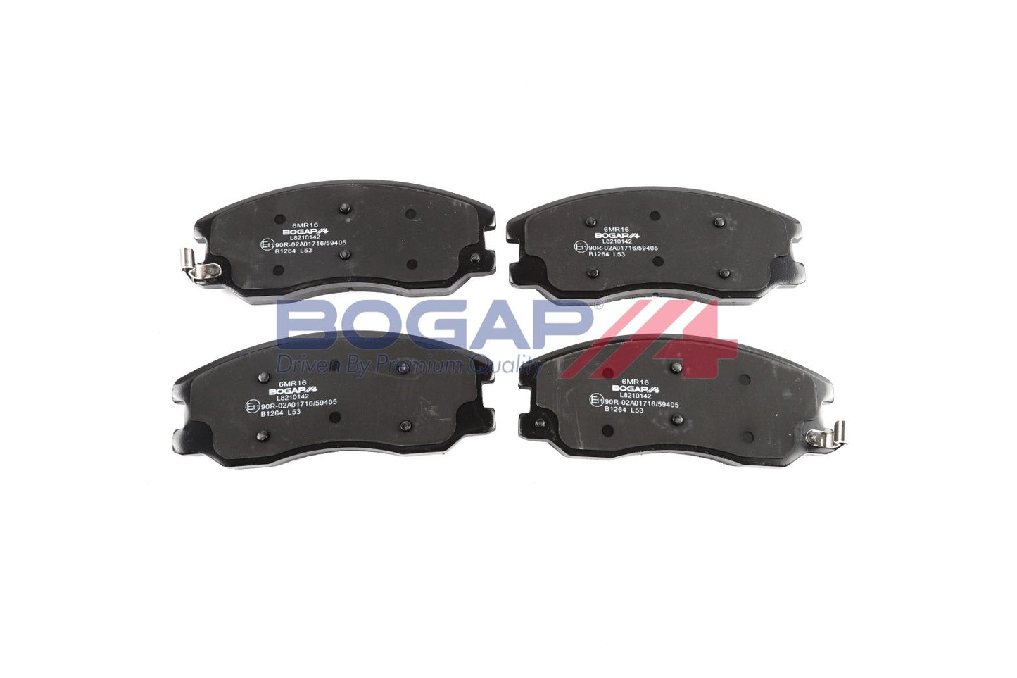 BOGAP L8210142 Brake Pad Set, Disc Brake