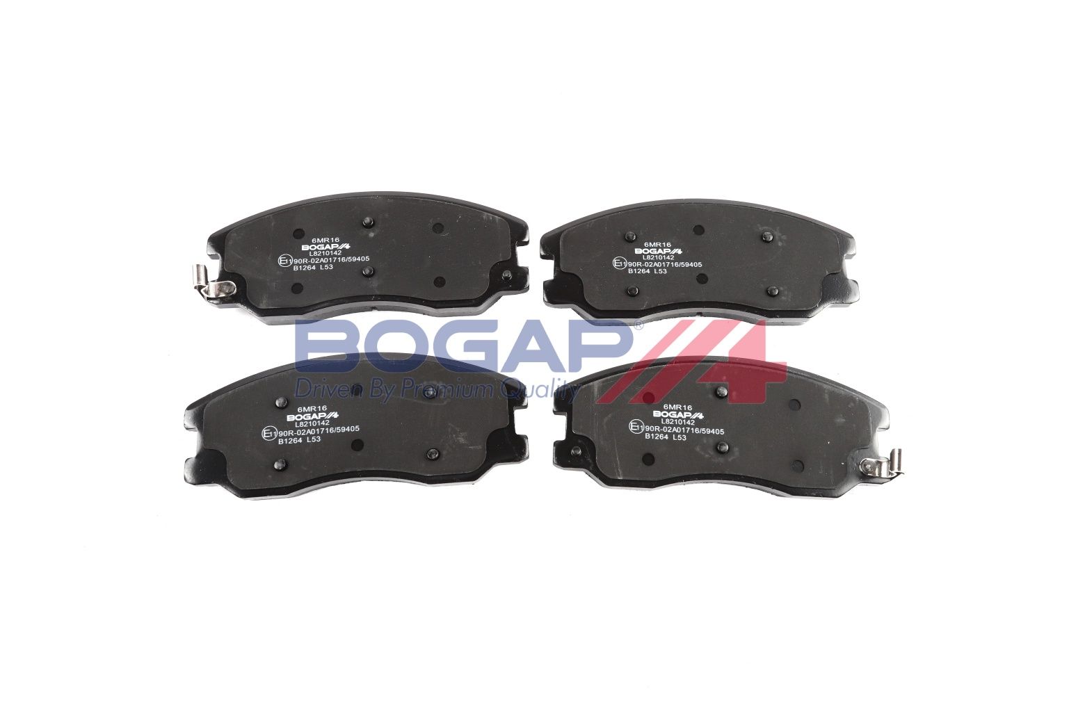 BOGAP L8210142 Brake Pad Set, Disc Brake