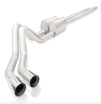 Stainless Works 2019+ Chevrolet Silverado 5.3L 3in Legend Catback Factory Connect Dual Polished Tip