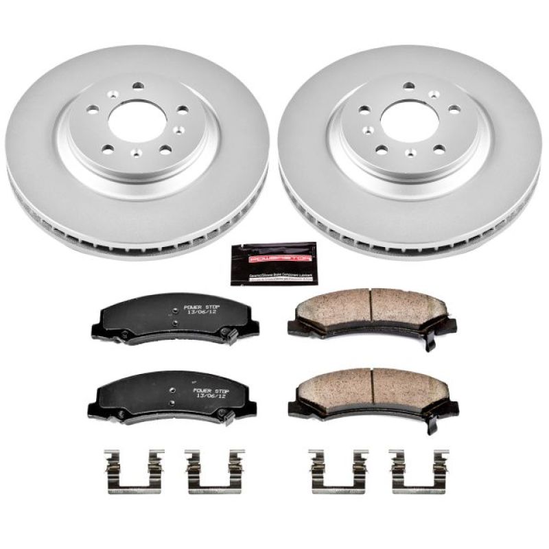 PowerStop Power Stop 08-09 Buick Allure Front Z17 Evolution Geomet Coated Brake Kit