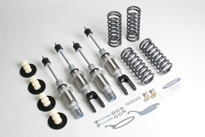 Progress Technology Progress Tech 89-91 Honda Civic/Si/CRX Coil-Over 3 System (FR 550lb / RR 550lb) Factory Top Hat Only