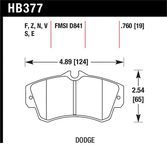 Hawk Performance Hawk SRT4 HPS Street Front Brake Pads