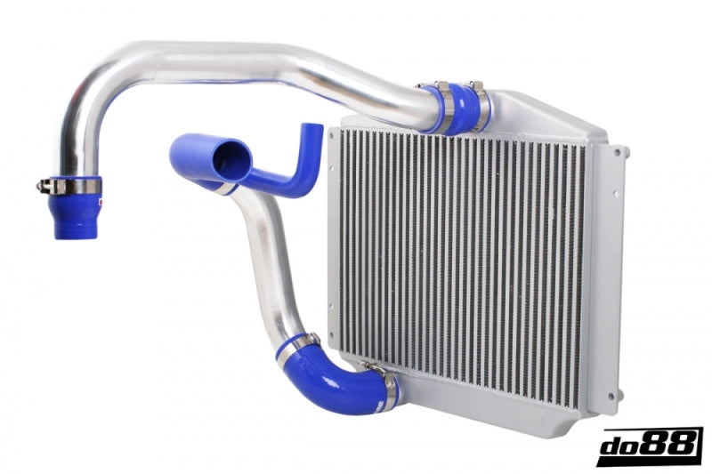 do88 94-98 Volvo 850 Turbo (63mm Throttle) BigPack Intercooler Kit w/Black Hoses