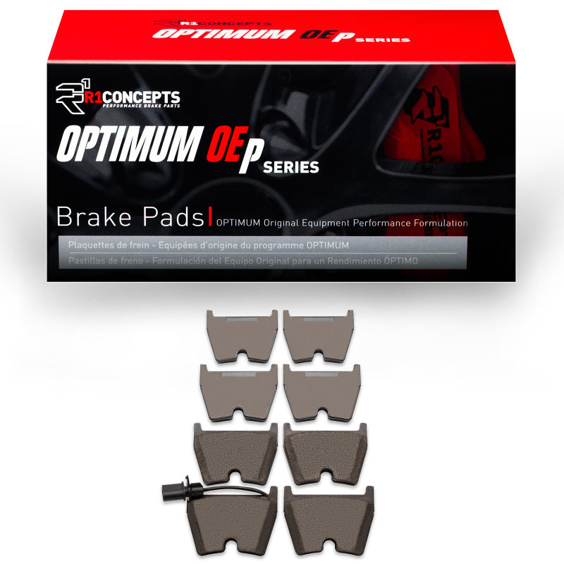 R1 Concepts R1 17-21 Lamborghini Huracan Front Optimum OE Brake Pads