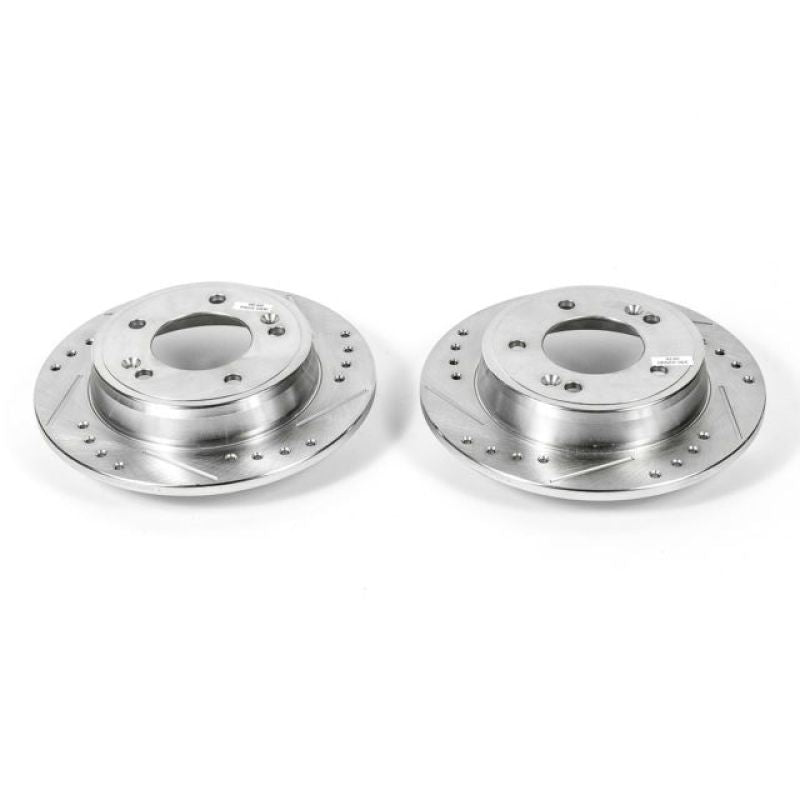 PowerStop Power Stop 11-19 Hyundai Elantra Rear Evolution Drilled & Slotted Rotors - Pair