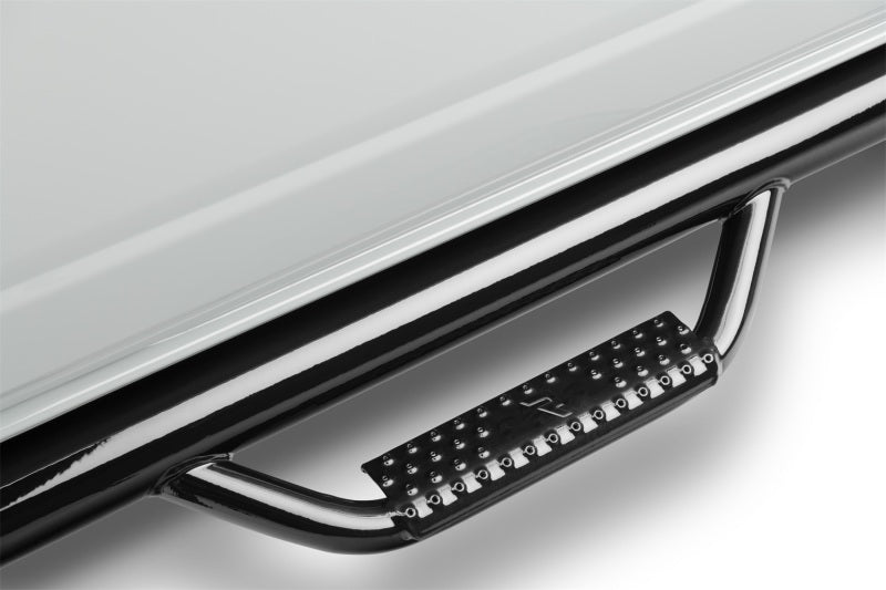 N-Fab Nerf Step 15-17 Ford F-150 SuperCrew - Gloss Black - Cab Length - 3in