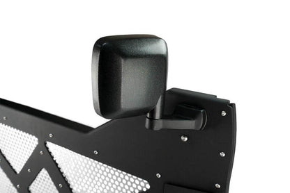 DV8 Offroad DV8 18-22 Jeep 4 Door JL/JT Aluminum Half Doors with Perforated Mesh Front