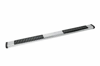 Dee Zee Universal Tubes - 6In Oval - Brite Tread Aluminum (ExtCab)