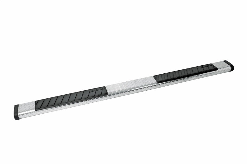 Dee Zee Universal Tubes - 6In Oval - Brite Tread Aluminum (RegCab)
