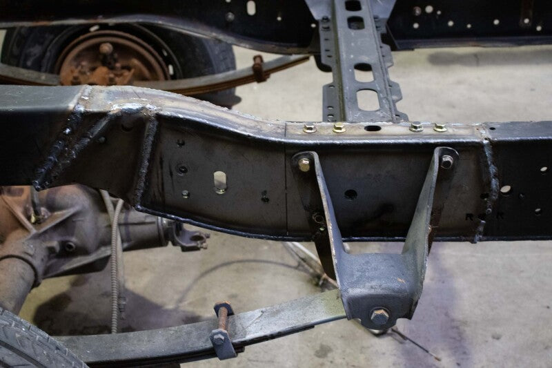 RustBuster Rust Buster 73-87 Chevy C10 Leaf Spring Frame Repair Kit - Right