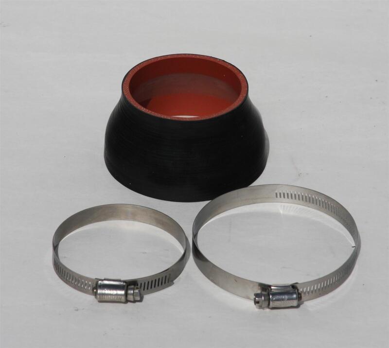 Granatelli Motor Sports Granatelli 4in-3in Silicone Reducer Sleeve w/Clamps