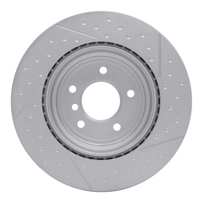 DFC 06-13 BMW 330i Rear GeoSPEC Coated Rotor - Dimpled and Slotted