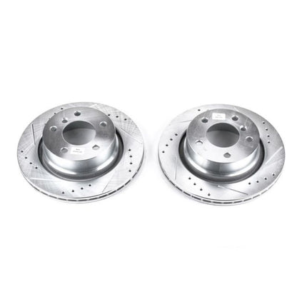 PowerStop Power Stop 03-08 BMW Z4 Rear Evolution Drilled & Slotted Rotors - Pair