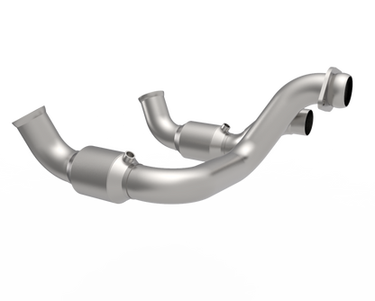 Kooks Headers Kooks 20-22 Ford F250 7.3L V8 / Ford F350 7.3L V8 1-7/8in x 3in SS Headers w/ Green Catted Conn