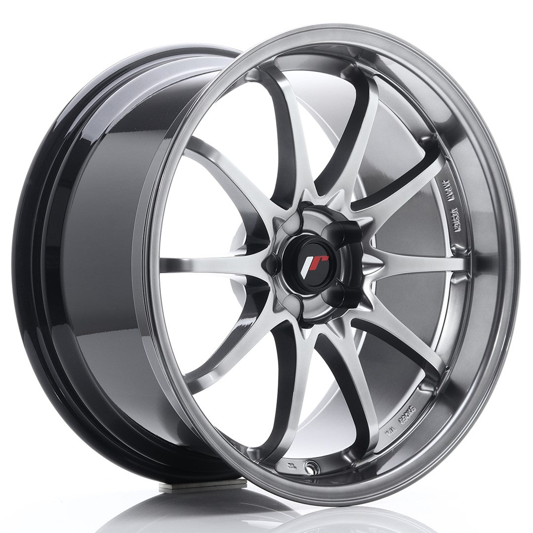 JR Wheels JR519955X1274HB - JR5 19x9.5 ET12-36 5H BLANK Hyper Black