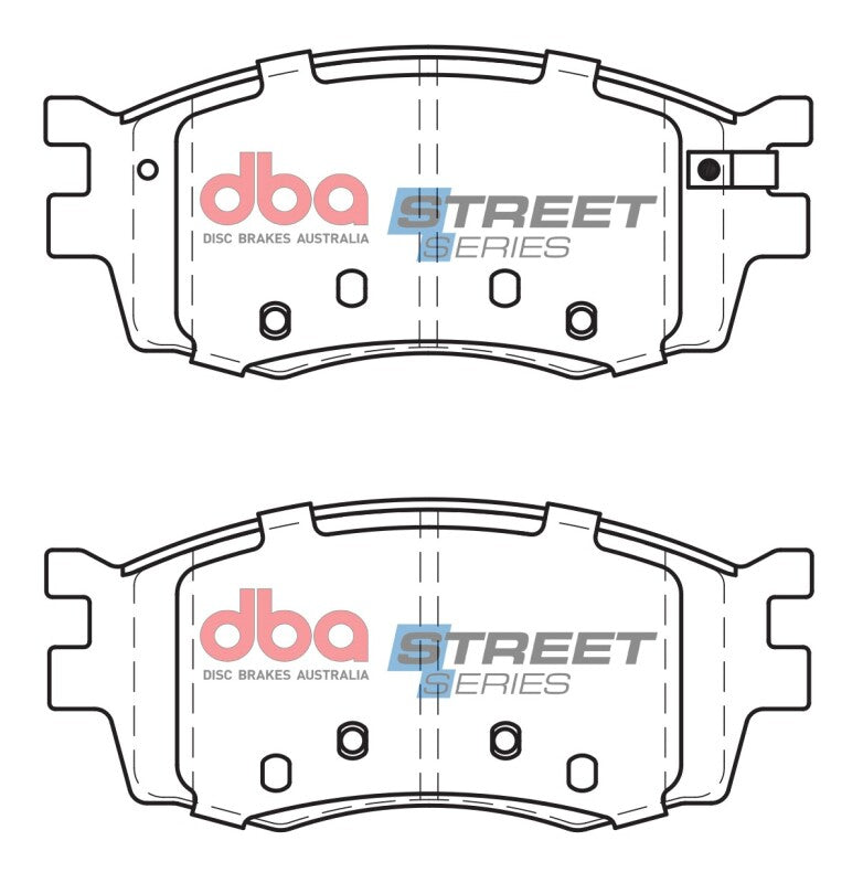 DBA 06-07 Hyundai Accent Street Series Front Brake Pads