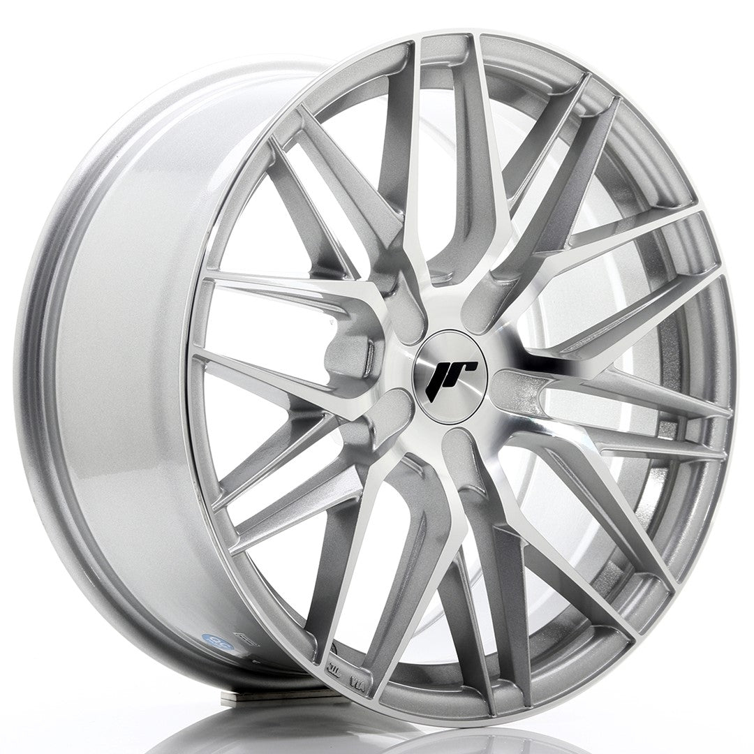 JR Wheels JR2818855X2074SM - JR28 18x8,5 ET20-40 5H BLANK Silver Machined Face