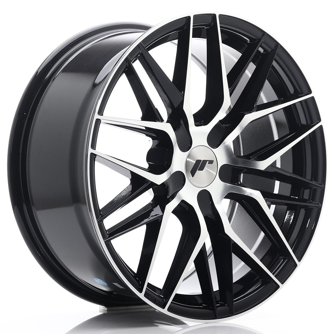 JR Wheels JR2818855X2074GBM - JR28 18x8,5 ET20-40 5H BLANK Gloss Black Machined Face
