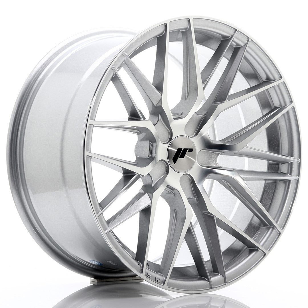 JR Wheels JR2818955X2074SM - JR28 18x9,5 ET20-40 5H BLANK Silver Machined Face