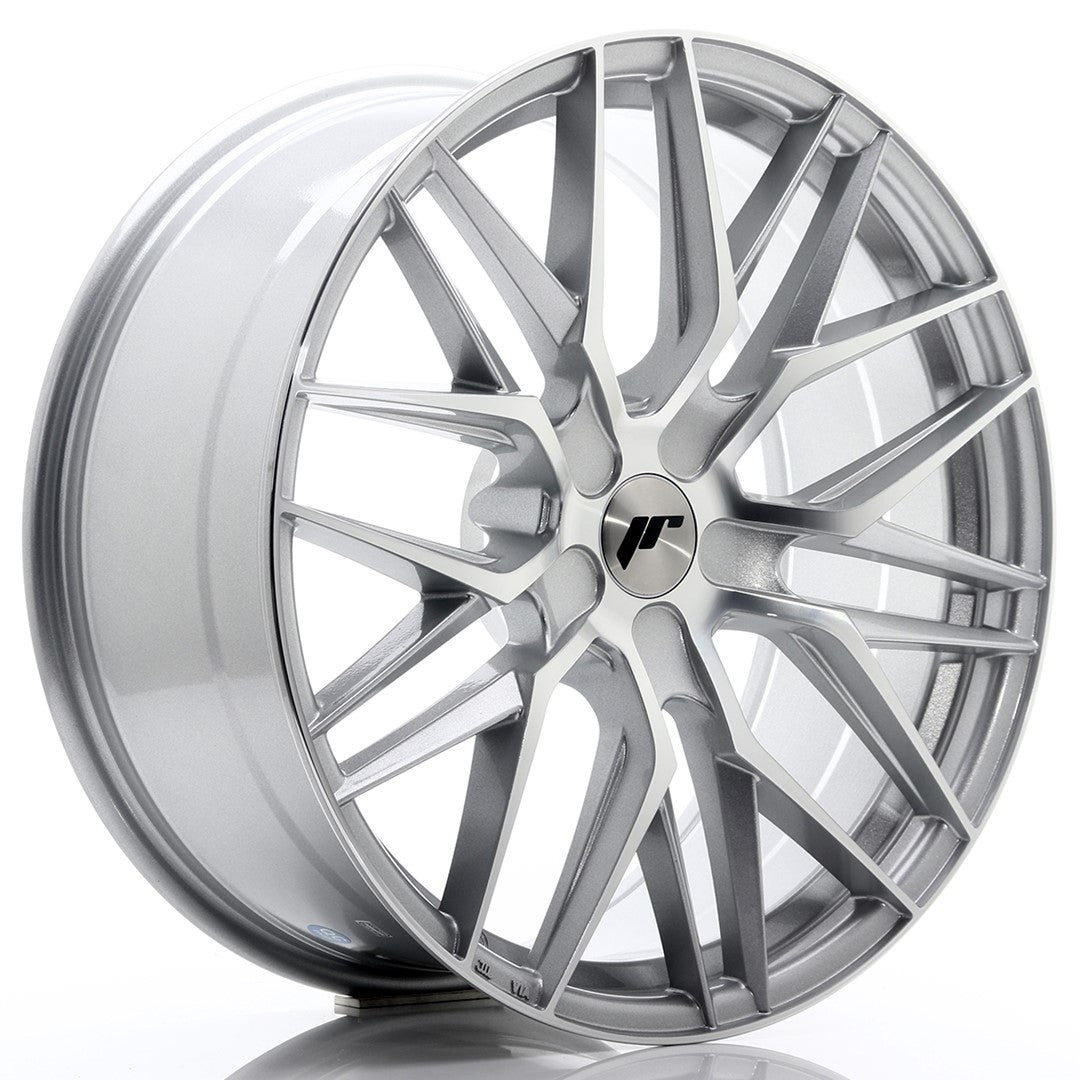 JR Wheels JR2820855X2074SM - JR28 20x8,5 ET20-40 5H BLANK Silver Machined Face
