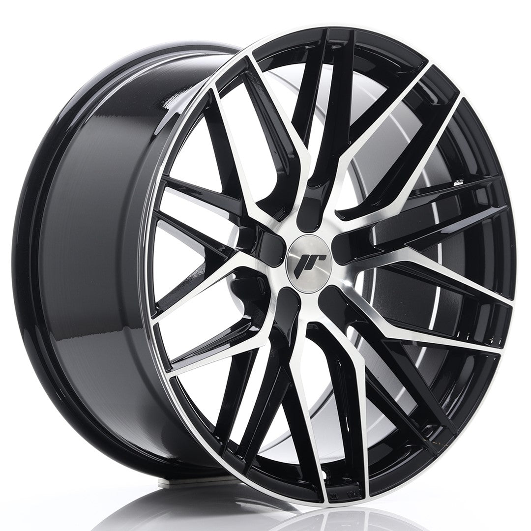JR Wheels JR2820105X2074GBM - JR28 20x10 ET20-40 5H BLANK Gloss Black Machined Face