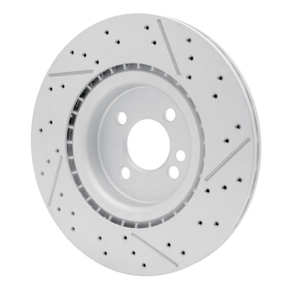 DFC 09-14 Mini Cooper Clubman Front Drilled GeoSPEC Coated Rotor and Slotted