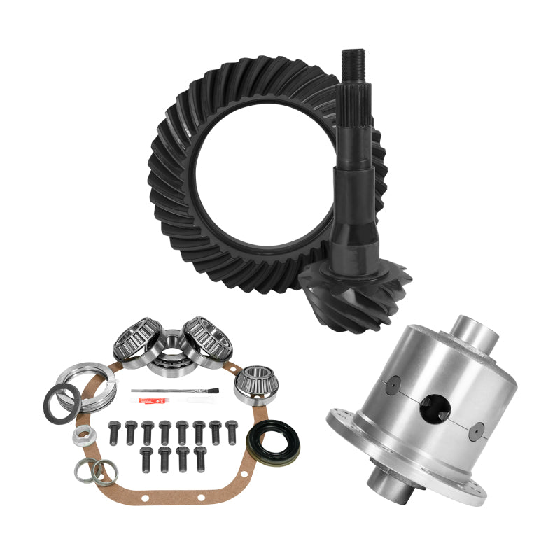 Yukon Gear & Axle Yukon Gear 10.5in Ford 4.11 Rear Ring & Pinion Install Kit 35 Spline Positraction