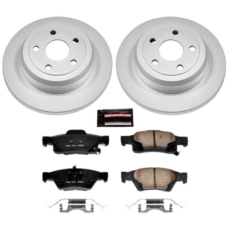 PowerStop Power Stop 11-19 Dodge Durango Rear Z17 Evolution Geomet Coated Brake Kit