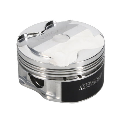 Manley Performance Manley 2018+ Ford Coyote 5.0L DOHC +1cc Dish 3.700in Bore 11:1 CR Platinum Extreme Duty Piston Set