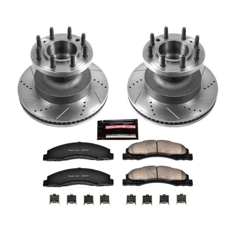 PowerStop Power Stop 08-20 Ford E-450 Super Duty Front Z23 Evolution Brake Kit